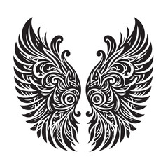 Fototapeta premium Angel Wings Vector | Decorative Wing Illustration Set”