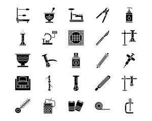 Science Line Vector Icons