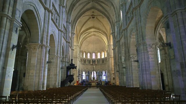 Cathedrale Saint-Mammes de Langres, France.
