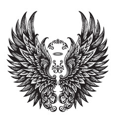 Angel Wings Vector | Decorative Wing Illustration Set”