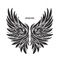 Angel Wings Vector | Decorative Wing Illustration Set”