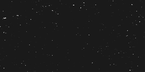 Abstract black background with stars for your design. Vector starry night sky