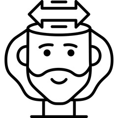 Thinking Icon Vector Element