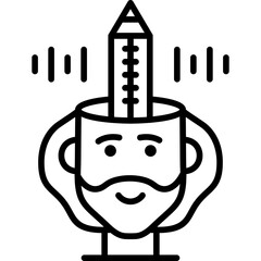 Creativity Icon Vector Element