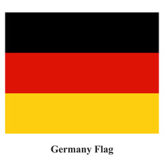 Naklejka premium German flag with black red and yellow horizontal stripes isolated on transparent background Editorial Use Only
