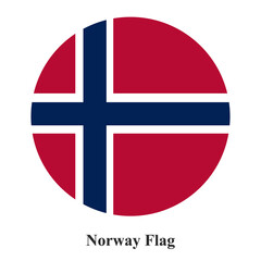 Obraz premium norway flag isolated on transparent background