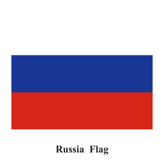 Russian federation flag isolated on transparent background Editorial Use Only