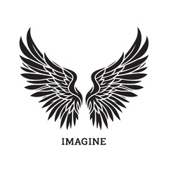 Obraz premium Angel Wings Vector | Decorative Wing Illustration Set”