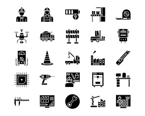 Engineering Line Vector Icons