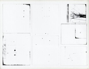 Abstract photographic prints, various textures