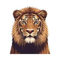 lion head vector