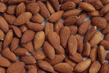 almonds close up 