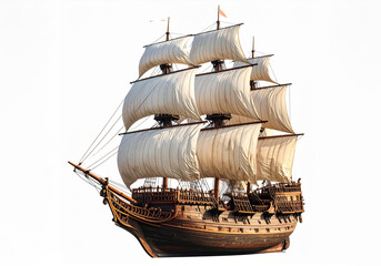 old wooden sailing ship