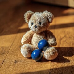 Obraz premium bear, teddy, toy, brown, animal, soft, teddy bear, isolated, fur, fluffy, stuffed, gift, sitting, childhood, teddybear, plush, object, love, furry, child, cute, white, teddie, bears, toys