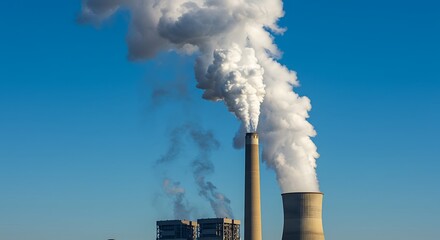 Industrial smoke pollution