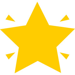 shining star flat illustration