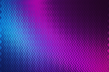 Abstract zigzag pattern with blue and purple gradient background