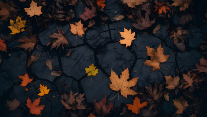 Fototapeta premium Contrasting Leaf Texture