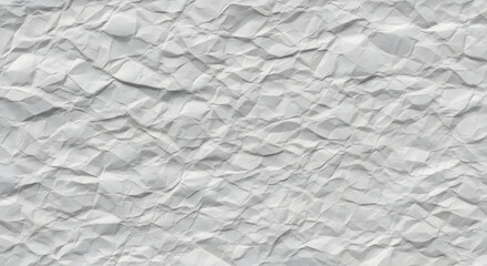Fototapeta premium crumpled white paper texture background abstract pattern