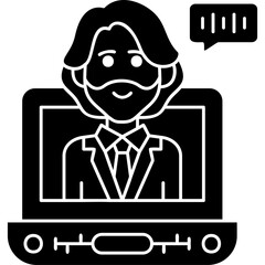 Live Stream Icon Vector Element