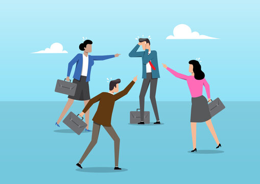 A distressed businessman, clutching his head in frustration