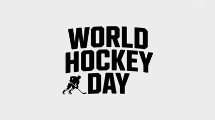Celebrate world hockey day with this awesome design for hockey fans and sports enthusiasts everywhere