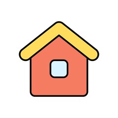 
An illustration of a colored cleaning product icon on a white background