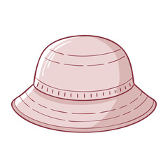red hat isolated on white background