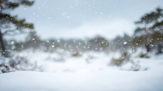 Snowflakes pirouette in a wintry ballet, serene Nordic wonderland echoes Yuletide whispers, nature's quiet solstice embrace, tranquil mystery