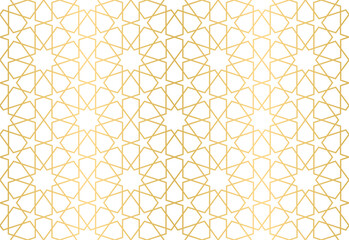 Seamless geometric ornament based on traditional arabic art, Great design for fabric, textile, cover, wrapping paper, background.