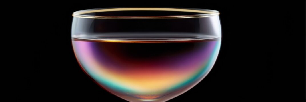 Rainbow-hued elixir shimmers mysteriously, perfect for Lunar New Year festivities and rare celestial cocktail gatherings
