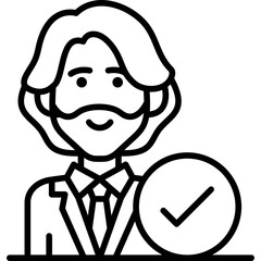 Candidate Icon Vector Element
