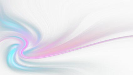 Abstract dynamic swirl of teal purple and pink light trails against deep black creating energetic glowing motion and futuristic energy visuals overlay