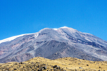 The scenic views of Mount Ararat, with an elevation of 5,137 m (16,854 ft), also known as Masis or Mount Ağrı, is a snow-capped and dormant compound volcano in Turkey. 