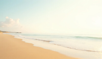 Obraz premium Minimalist Sand Beach