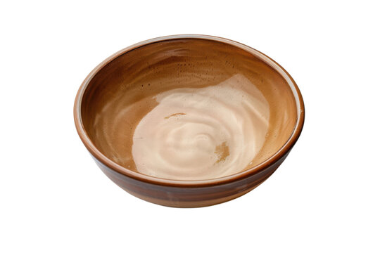 Earthenware Bowl Crafted Elegantly Studio Pottery Food Bowl Artisan Clayware Pottery Bowl Brown