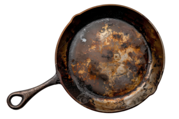 Cast iron skillet cooking kitchenware rustic culinary metal food preparation cookware texture