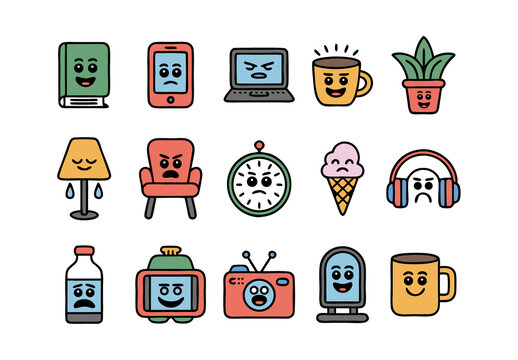 Emotions Of Objects Layout
