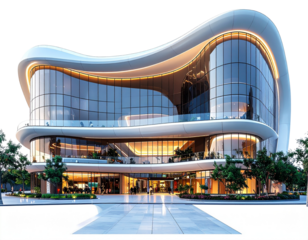 modern office building in shanghai