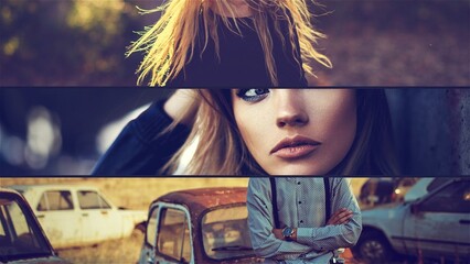 Multiscreen Horizontal Transitions- 3 Split Screen