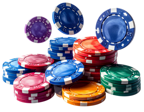 stack of poker chips - Powered by Adobe