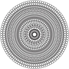 vector background mandala design for interior