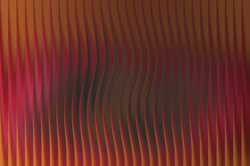 Abstract wavy vertical lines with warm gradient colors