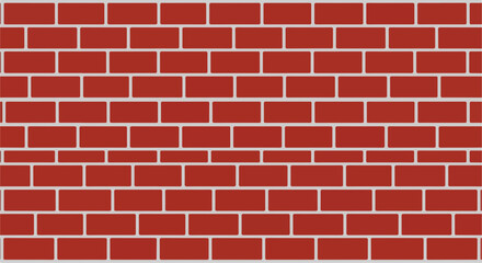 Obraz premium Red brick wall texture background. Seamless red brick wall background for design projects. This red brick wall image is perfect for website backgrounds or print materials.