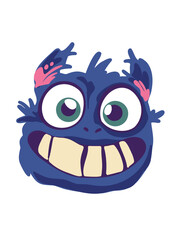 whimsical monster character for kids artwork