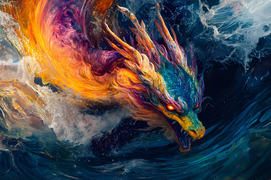Tiamat Rising: Chaos Dragon of Mesopotamian Mythology  