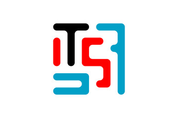 TSB letter logo design in vector 