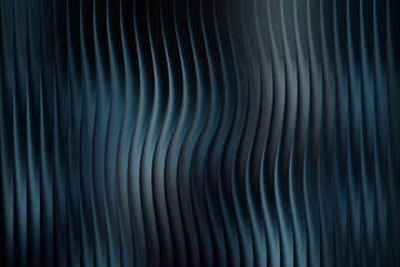Abstract dark blue wavy vertical lines background texture