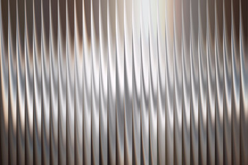 Abstract metallic vertical lines with a reflective surface texture
