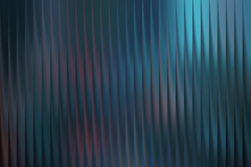 Abstract background with vertical pleats and iridescent colors